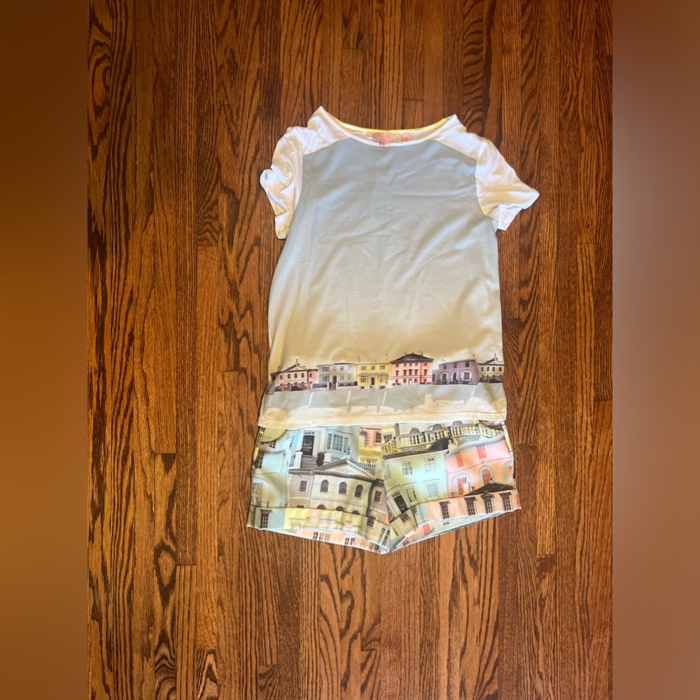 Ted Baker Top and Shorts size 2